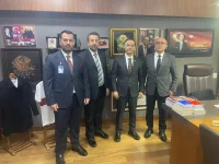 DERNEK BAŞKANIMIZ SİVAS MV. SN. AHMET ÖZYÜREK'E ZİYARETTE BULUNDULAR