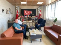 sn. Tarık ÇAKIR, Sivas İlbeyli Derneği Başkanı sn. Recai GÜLEZ'i ziyaret etti